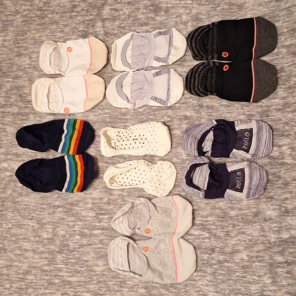 Bundle of 7 pairs no show socks